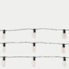 10 Muticoloured LED Mains Neon Festoon Lights