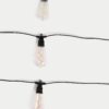 10 Muticoloured LED Mains Neon Festoon Lights