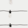 10 Warm White LED Solar Festoon Lights
