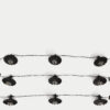 10 Warm White Scallop Solar Festoon Lights