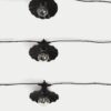 10 Warm White Scallop Solar Festoon Lights