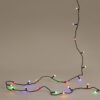 100 Multicoloured LED Ball Mains Lights