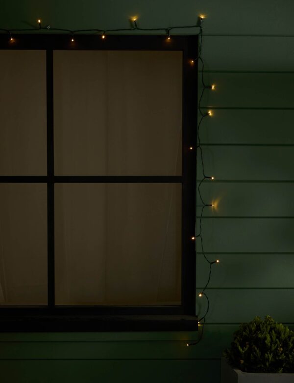 100 Warm White LED Outdoor Solar Lights 100 Warm White LED Outdoor Solar Lights