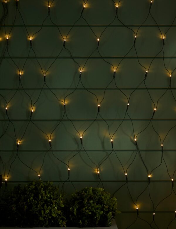 200 Warm White LED Net Outdoor Solar Lights 200 Warm White LED Net Outdoor Solar Lights