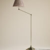 Adjustable Floor Lamp with Pleated Shade