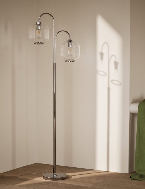 Amelia Ridged Floor Lamp Amelia Ridged Floor Lamp