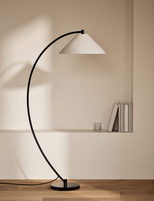 Andie Curved Floor Lamp