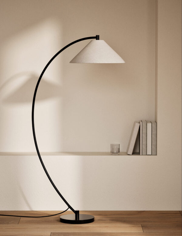 Andie Curved Floor Lamp