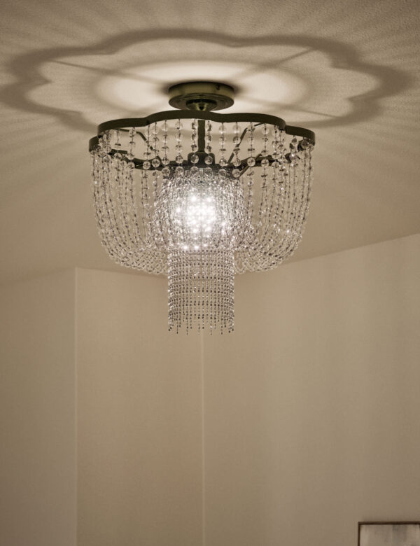 Beaded Semi-Flush Chandelier Beaded Semi-Flush Chandelier