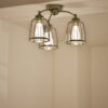 Core Glass & Metal Multi Flush Ceiling Light