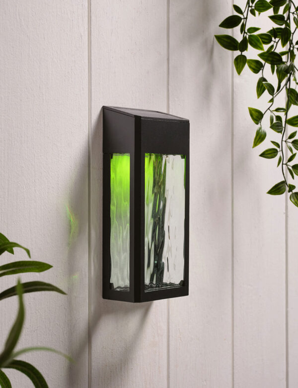 Crackle Solar Wall Light Crackle Solar Wall Light
