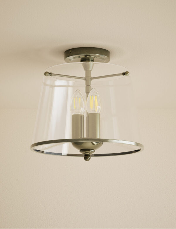 Elisabeth Glass Flush Ceiling Light Elisabeth Glass Flush Ceiling Light