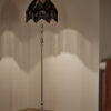 Floral Fringed Floor Lamp