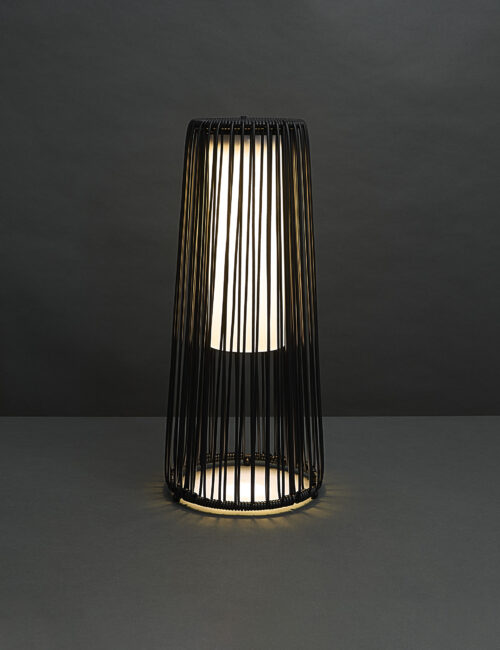 Large Warm White LED Solar Rope Lantern