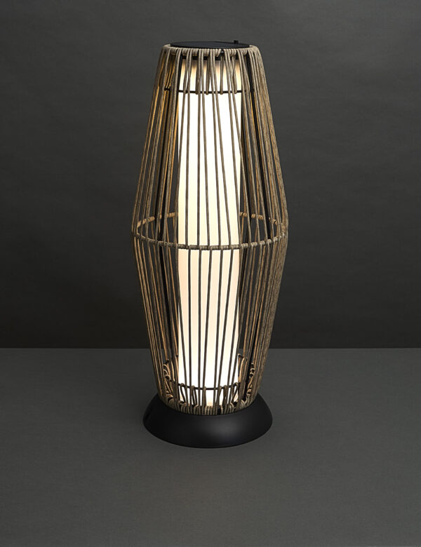 Large Warm White LED Woven Solar Lantern Large Warm White LED Woven Solar Lantern