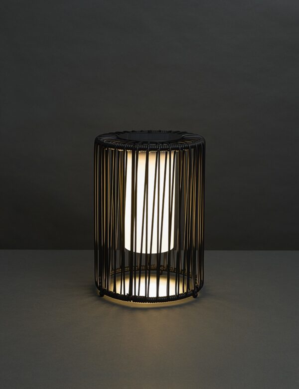 Medium Warm White LED Solar Rope Lantern Medium Warm White LED Solar Rope Lantern