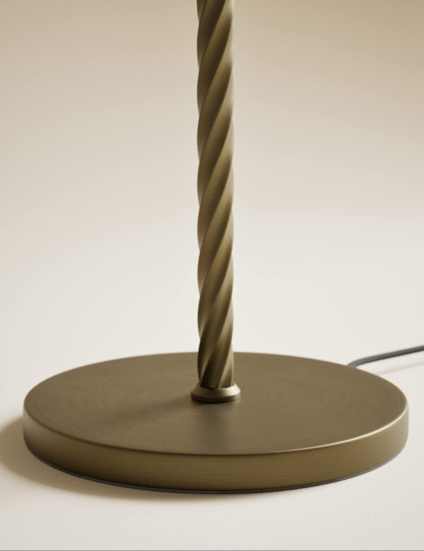 Metal Twisted Floor Lamp Base Metal Twisted Floor Lamp Base