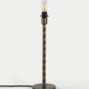 Metal Twisted Table Lamp Base