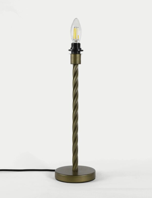 Metal Twisted Table Lamp Base Metal Twisted Table Lamp Base