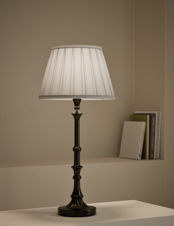 Pewter Candlestick Table Lamp Pewter Candlestick Table Lamp