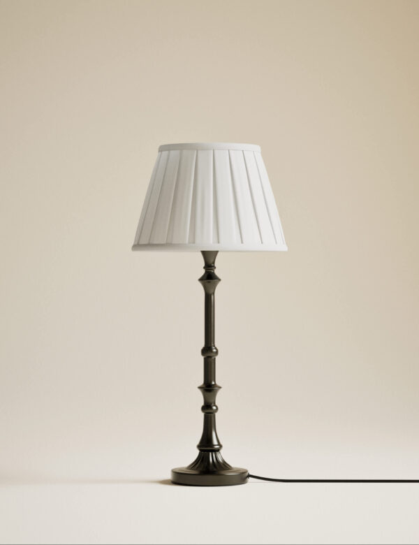 Pewter Candlestick Table Lamp Pewter Candlestick Table Lamp