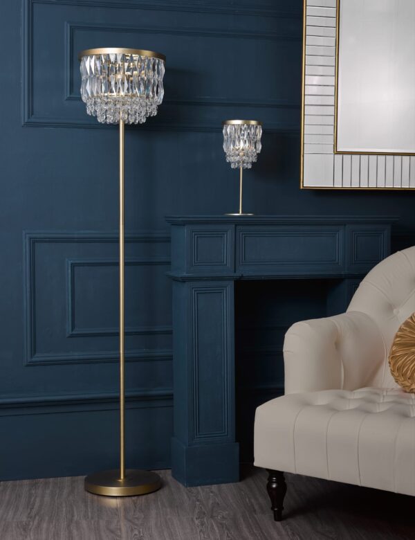 Rhosill Faceted Glass Floor Lamp Rhosill Faceted Glass Floor Lamp
