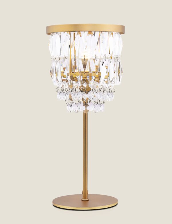 Rhosill Faceted Glass Table Lamp Rhosill Faceted Glass Table Lamp
