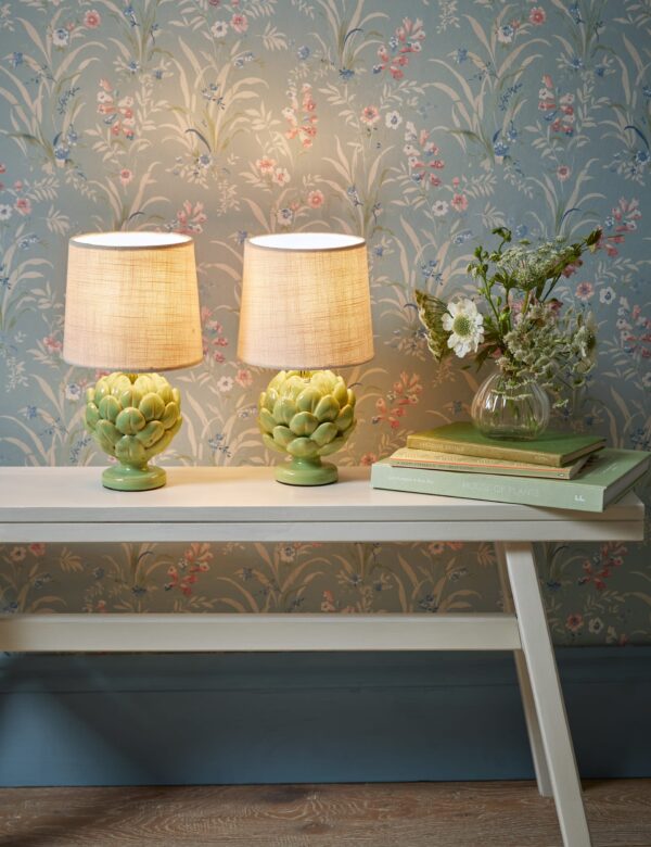 Set of 2 Artichoke Ceramic Table Lamps Set of 2 Artichoke Ceramic Table Lamps
