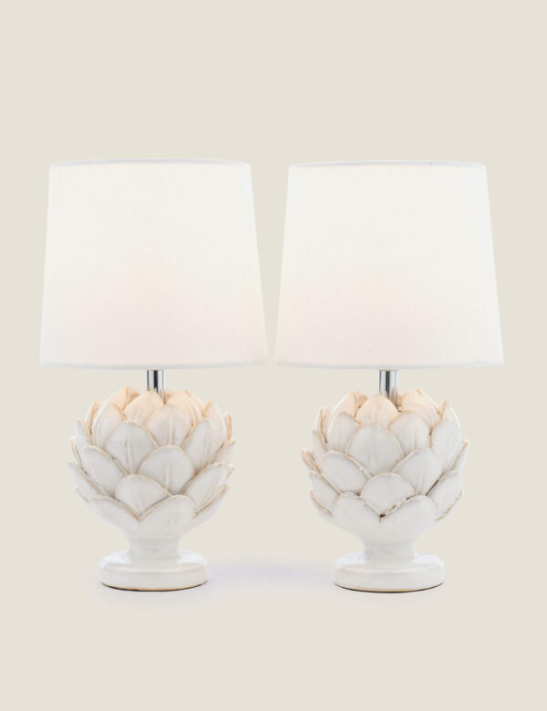 Set of 2 Artichoke Table Lamps Set of 2 Artichoke Table Lamps