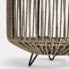 Small Warm White LED Woven Solar Lantern
