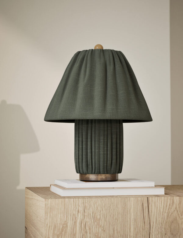Soft Pleated Fabric Table Lamp Soft Pleated Fabric Table Lamp
