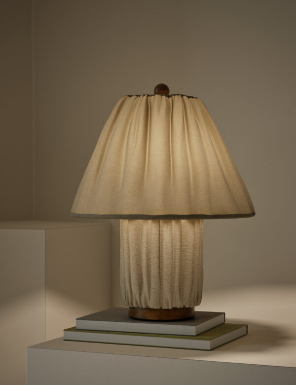 Soft Pleated Fabric Table Lamp Soft Pleated Fabric Table Lamp