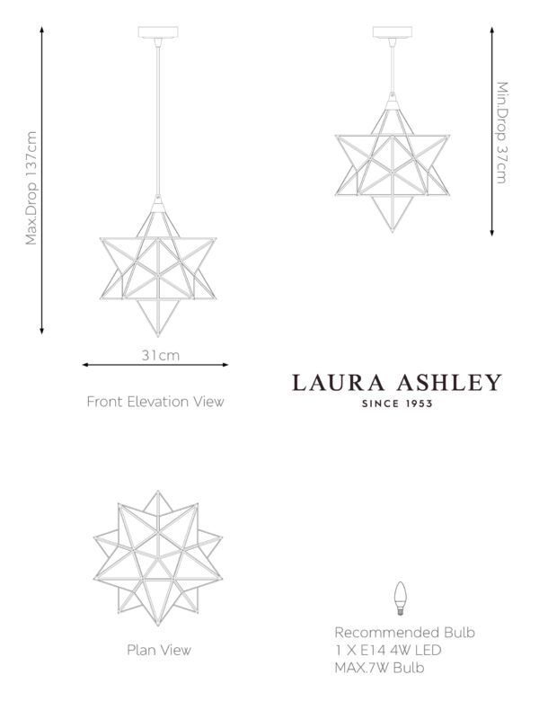 Star Small Pendant Light Star Small Pendant Light