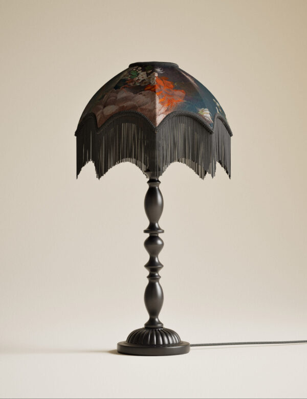 Velvet Floral Table Lamp Velvet Floral Table Lamp