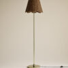 Wicker Scallop Shade Floor Lamp